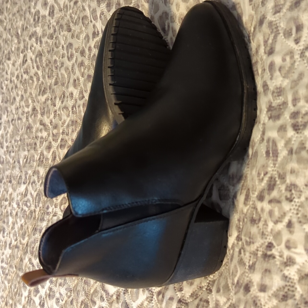 Black Booties size 7